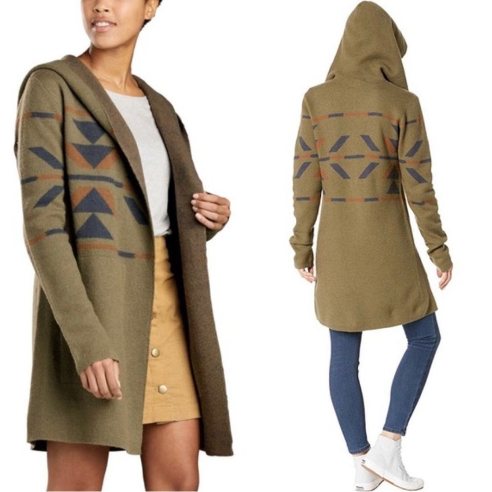 Merino Merritt Hoodie Toad&Co in Rustic Olive